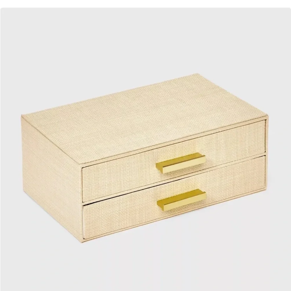 Target A New Day Cream 2 Drawer Jewelry Organizer NWT
